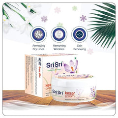 Sri Sri Tattva Ayurvedic Kesar Moisturizes Protects Adds Glow Cream 100gm