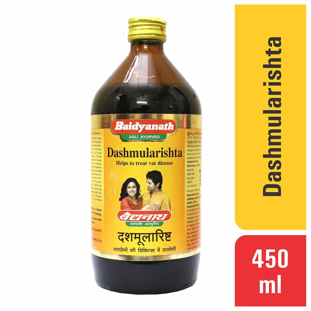 Baidyanath Ayurvedischer Dashmularishta-Sirup-Flüssigkeit