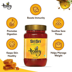 Sri Sri Tattva Honey 100% Natural & Pure No Sugar Adulteration Honey