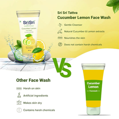 Sri Sri Tattva Shuddhta ka Naam Cucumber Lemon Face Wash 60 ml
