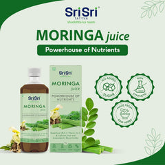 Sri Sri Tattva Ayurvedic Moringa Juice Powerhouse of Nutrients Liquid 1 Litre