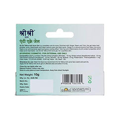 Sri Sri Tattva Ayurvedic Anti Acne With Tulsi,Neem & Ginger Extract Gel 10gm