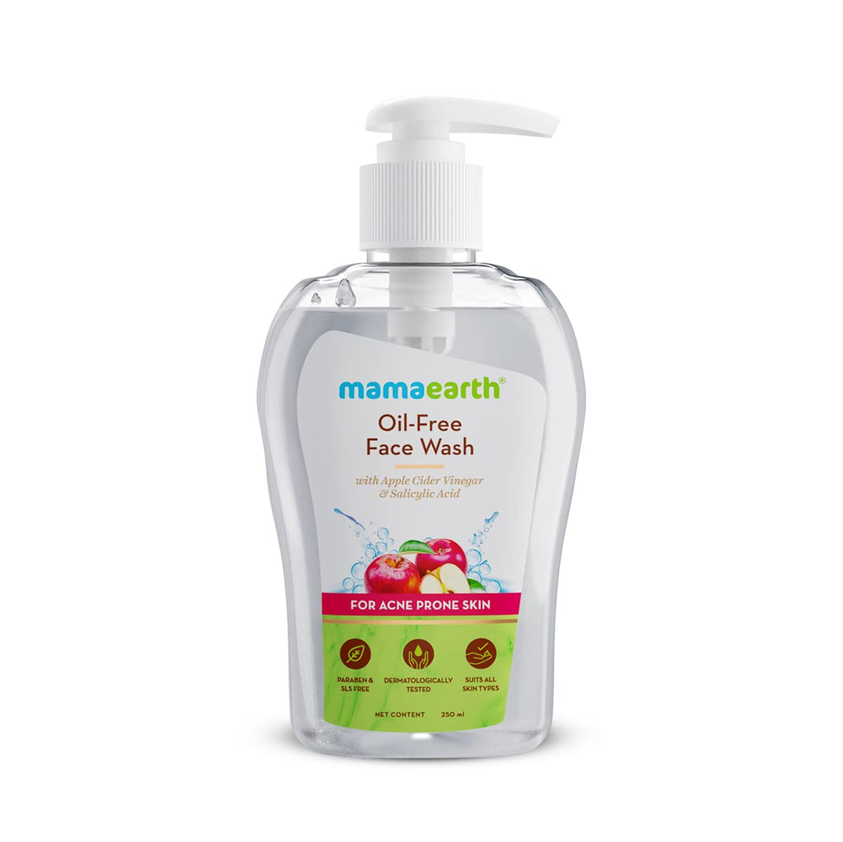 Mamaearth Oil-Free Face Wash with Apple Cider Vinegar & Salicylic Acid for Acne Prone Skin