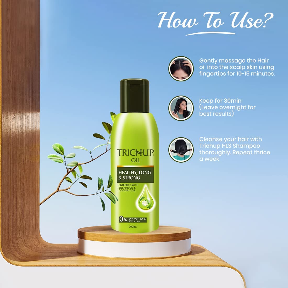 Vasus Trichup Healthy Long Strong Hair Oil