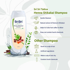 Sri Sri Tattva Ayurvedic Henna Shikakai For Oily To Normal Hair Shampoo 200ml