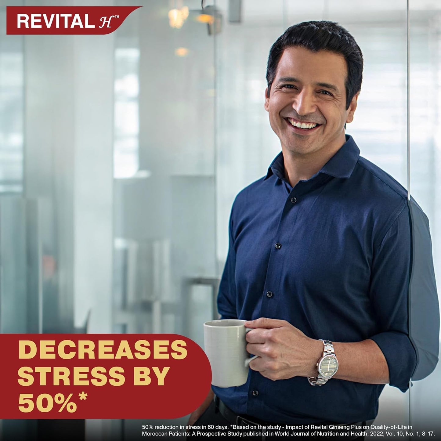 Revital H Men Multivitamin with Calcium,Zinc & Ginseng For Immunity Capsule