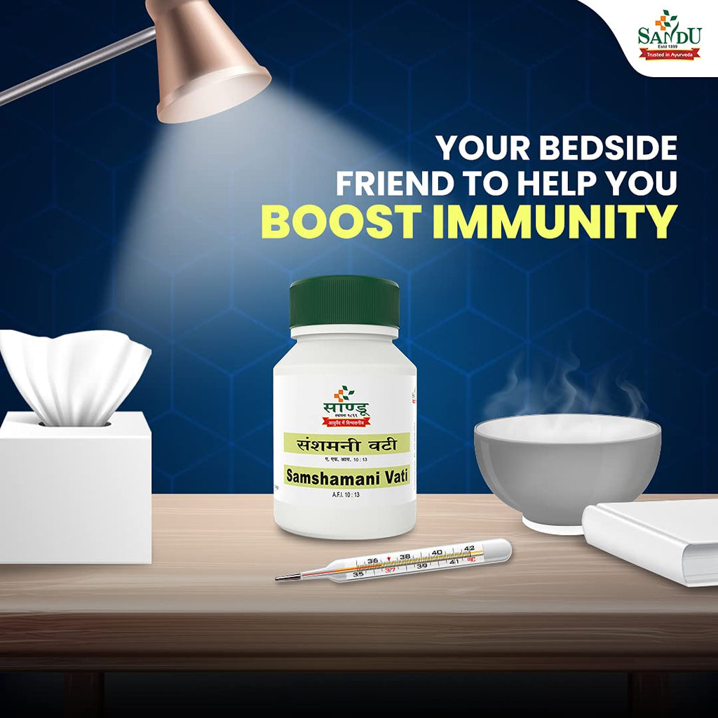 Sandu Ayurvedic Samshamani Vati 125 Mg 30 Tablets