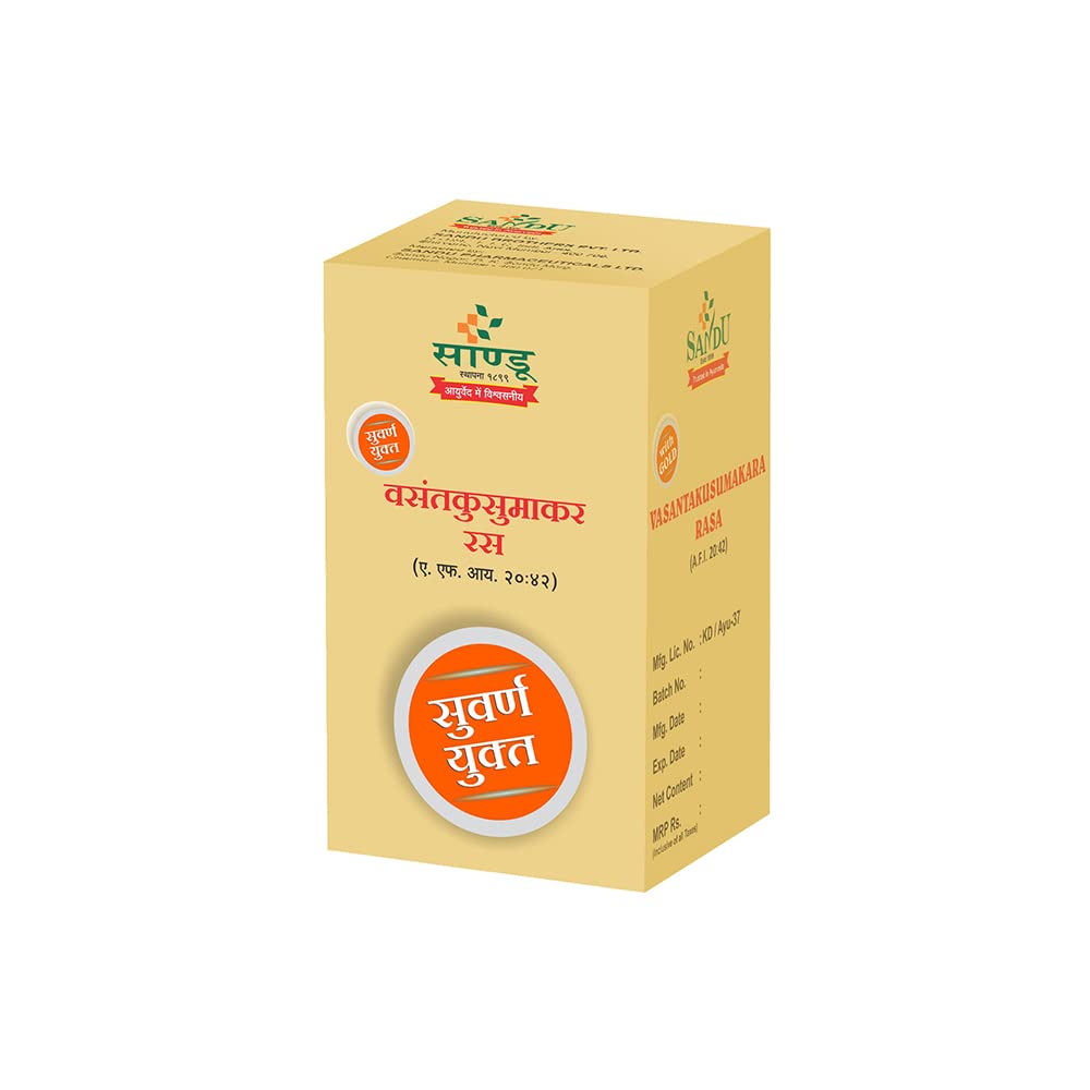 Sandu Ayurvedic Vasant Kusumakar Ras Tablets