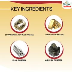 Sandu Ayurvedic Brhat Shwas Kas Chintamani Tablets
