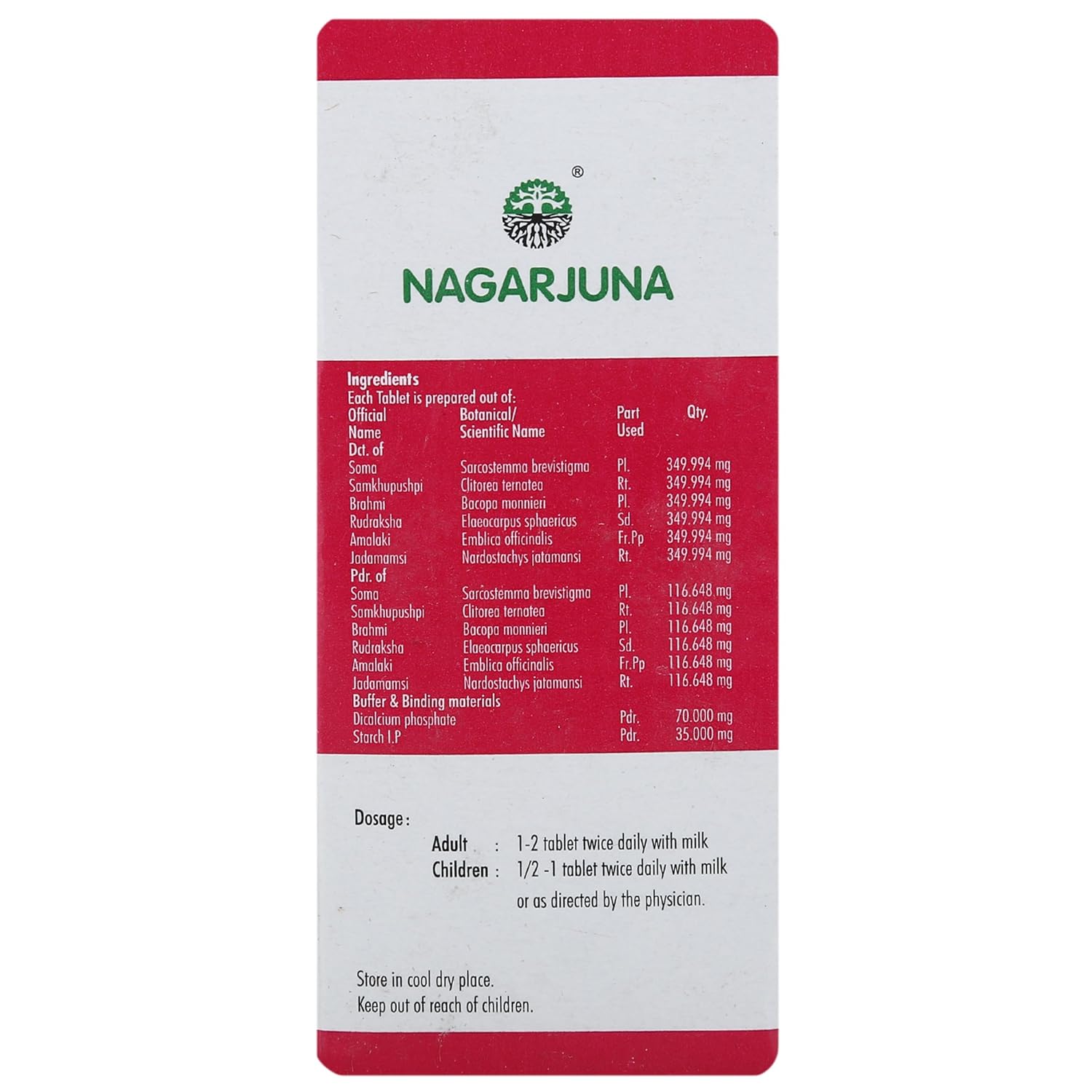 Nagarjuna Ayurvedic Stresnil 100 Tablets