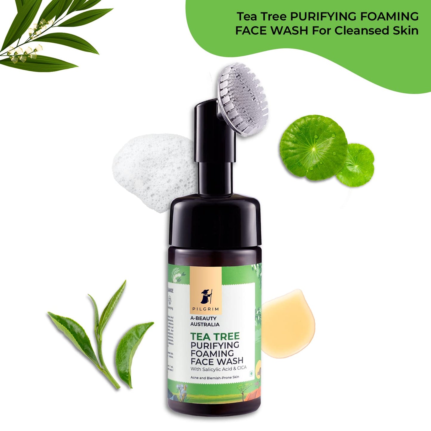Pilgrim Cosmetics Tea Tree Purifying Foaming Facewash 120ml