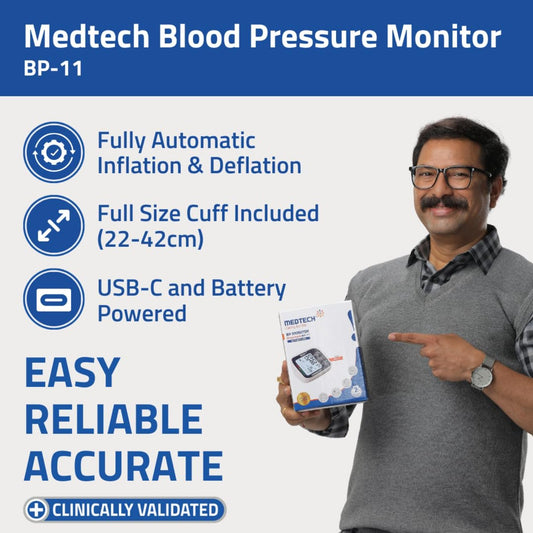 Medtech Automatic Digital BP Machine Blood Pressure Monitor BP11