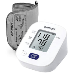 Omron HEM 7140T1 Bluetooth-Blutdruckmessgerät mit Anleitung zum Anlegen der Manschette, Bluthochdruckanzeige und Intellisense-Technologie für genaueste Messungen