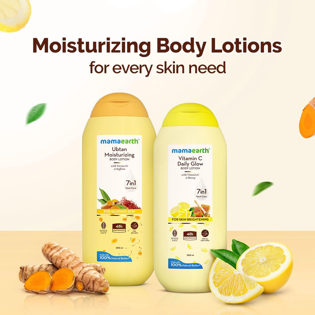 Mamaearth Mamaearth Ubtan Moisturizing Body Lotion with Turmeric & Saffron