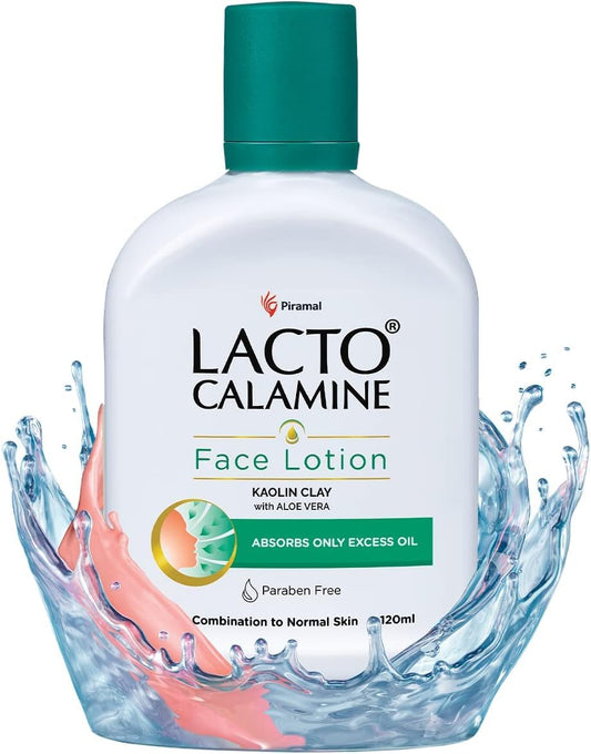 Lacto Calamine Daily Face Care Lotion Oil Balance Combination To Normal Skin 120ml