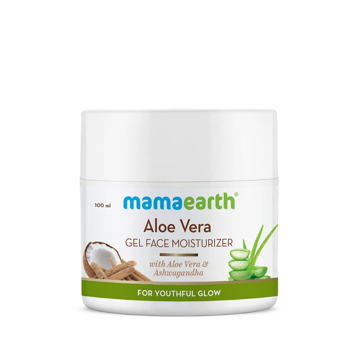 Mamaearth Aloe Vera Gel Moisturizer with Aloe Vera & Ashwagandha 100g