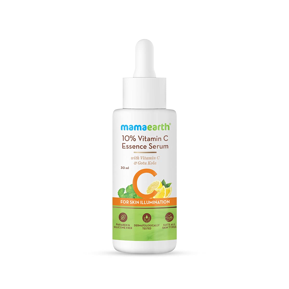 Mamaearth 10% Vitamin C Essence Serum with Vitamin C and Gotu Kola 30ml