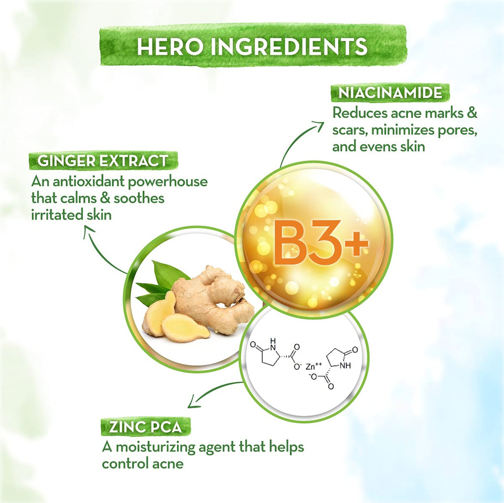 Mamaearth Skin Correct Face Serum with Niacinamide and Ginger Extract for Acne Marks and Scars