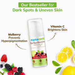 Mamaearth Bye Bye Blemishes Face Cream for Reducing Pigmentation and Blemishes with Mulberry Extract and Vitamin C 30g