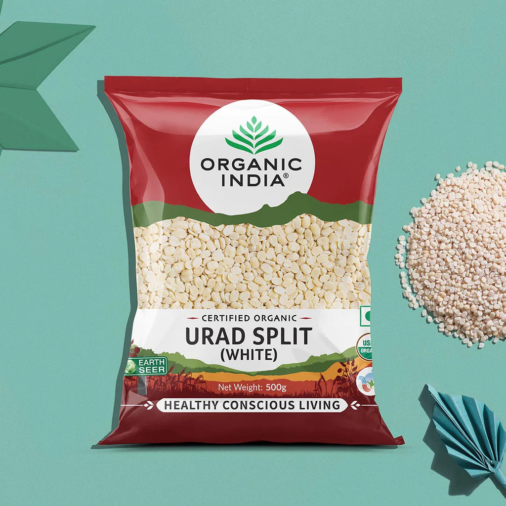 Organic India Organic Urad Split (White) 500g