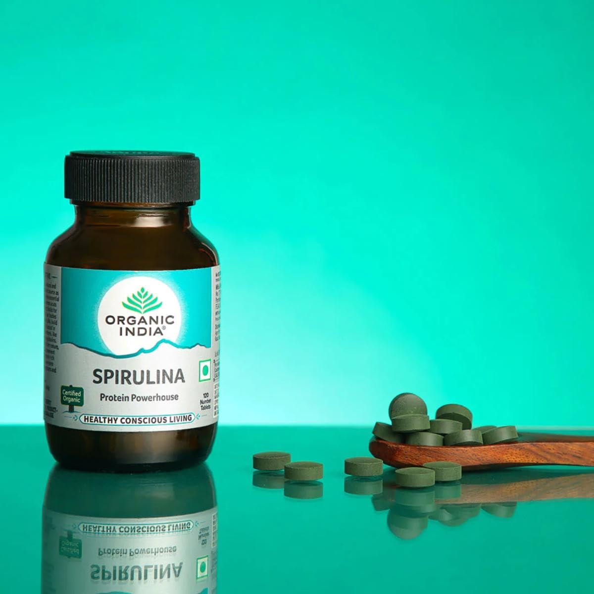 Organic India Spirulina 120 Tablets