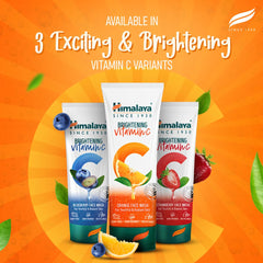 Himalaya Brightening Vitamin C Blueberry,Orange & Strawberry Face Wash