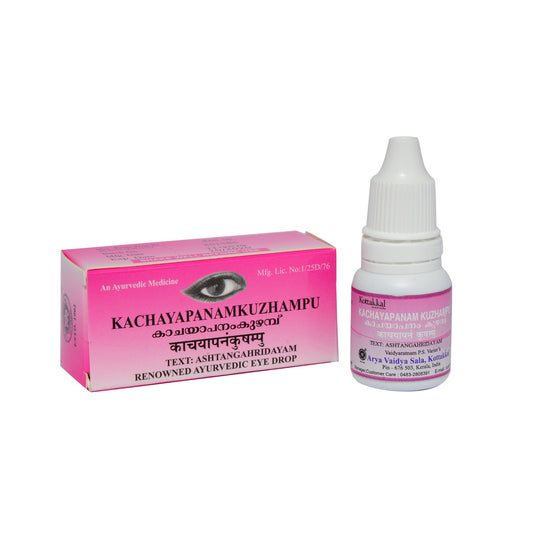 Kottakkal Ayurvedic Kachayapanam Kuzhampu Eye Drop 2 X 10ml