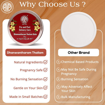 AVP Ayurvedic Dhanwantharam Thailam Pain Relief Balm 30g