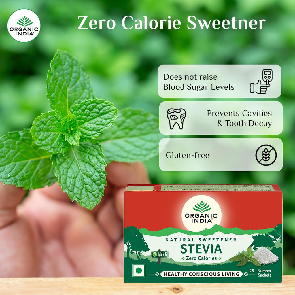 Organic India Stevia Powder & Sachet