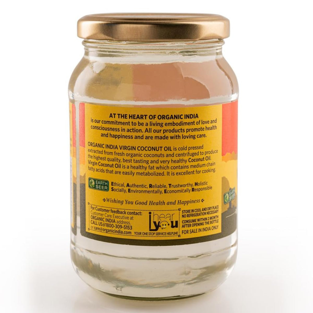 Organic India Coconut Oil Virgin 500ml