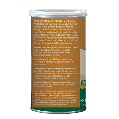 Organic India Psyllium Whole Husk Isabgol Powder