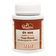 Dhootapapeshwar Ayurvedisches Vanga Bhasma Pulver &amp; Tablette