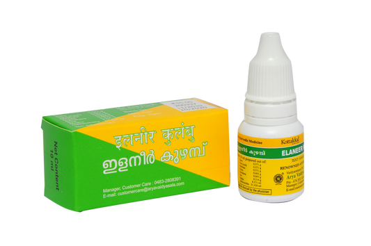 2 X Kottakkal Ayurvedic Elaneer Kuzhampu Drops 10ml