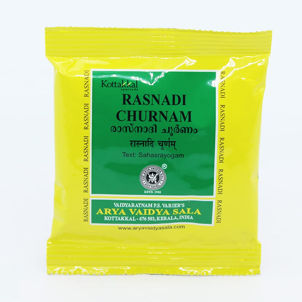 5 X Kottakkal Ayurvedic Rasnadi Churnam Powder 10g