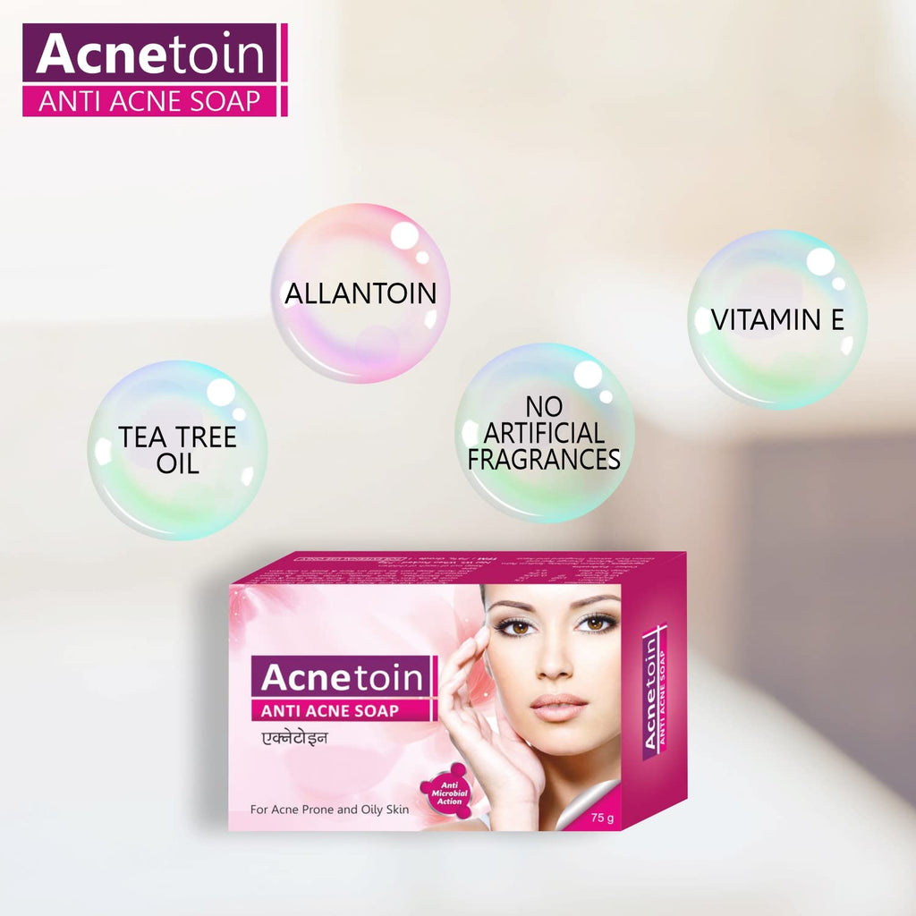 Leeford Acnetoin Anti Acne For Pimple And Acne Free Skin Soap