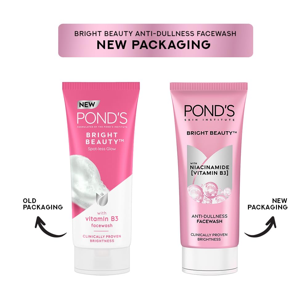 Пенка для умывания Ponds Bright Beauty Spotless Glow с витамином B3