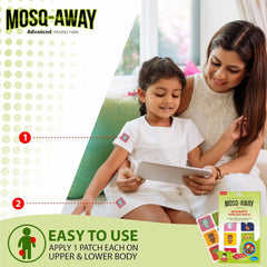 2 X Leeford Mosq Away Natural Mosquito Repellent Patches For Kids