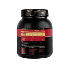 Leeford Megagrow Isolate Whey Protein Powder Chocolate Flavor With Shaker Powder 1 Kg