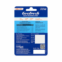 Geofresh Cool Mint,Elaichi and Pan Flavor Mouth Freshener Spray