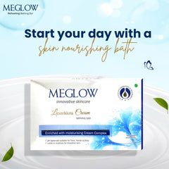 Leeford Meglow Luxurious Cream Bathing Bar Soap