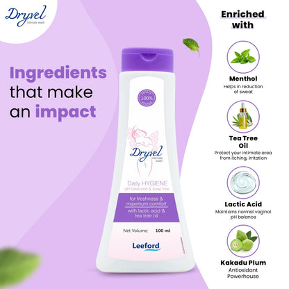 Leeford Dryvel Daily Hygiene Intimate Wash For Women