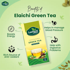 Leeford Elaichi Matcha Green Tea 25 Infusion Bags