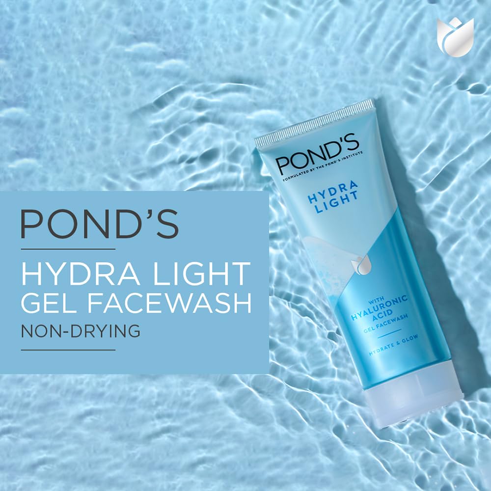 POND'S Hydra Light hyaluronic acid hydrating gel Facewash 100g