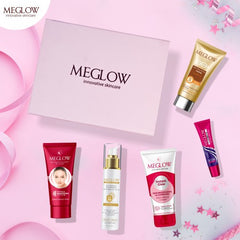 Leeford Meglow Skin Care Women Gift Kit For Glowing Skin