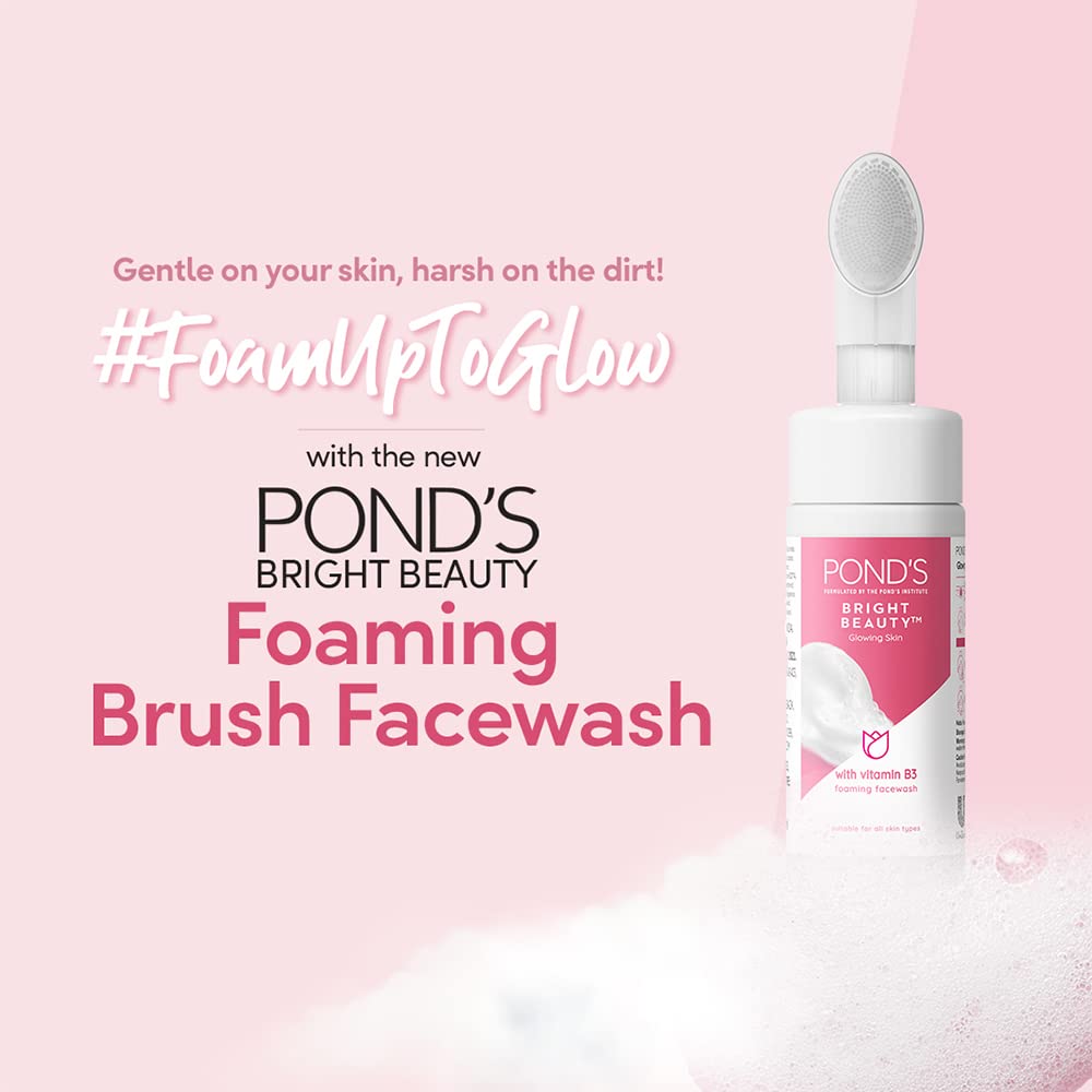 Pond's Bright Beauty Foaming Brush Facewash 150ml