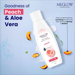 Leeford Meglow Pro Care Peach Moisturizing Body Lotion