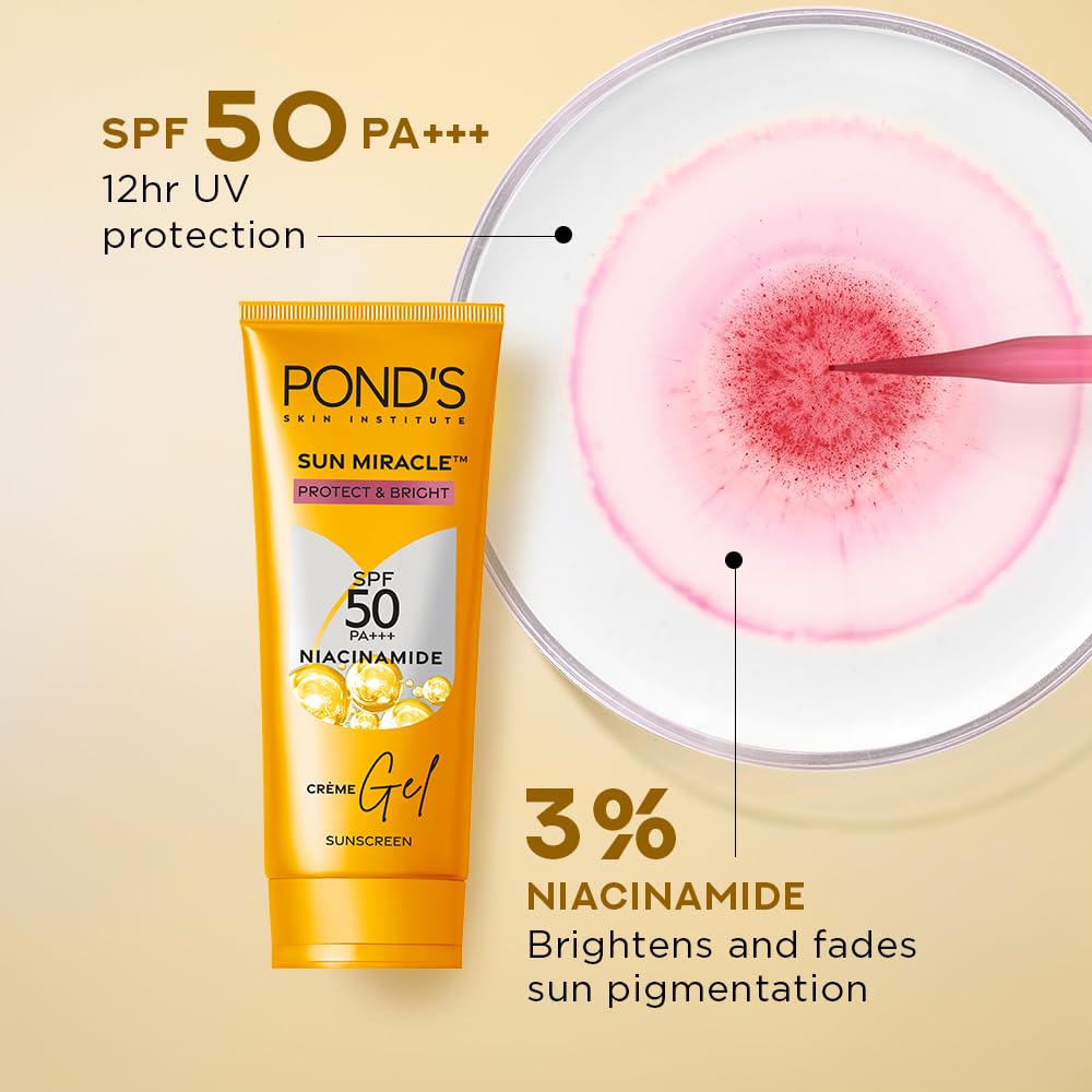 POND's Sun Miracle Spf 50 Pa+++ Crème Gel Sunscreen