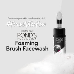 Pond's Pure Detox Foaming Brush Facewash 150ml