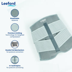 Leeford Contoured Lumbo Sacral Belt Color Random