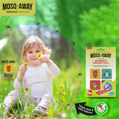 2 X Leeford Mosq Away Natural Mosquito Repellent Patches For Kids